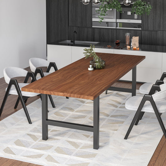 Brick Mill Craft Furniture Solid Wood Top Dining Table Wayfair Canada   Solid Wood Top Dining Table 